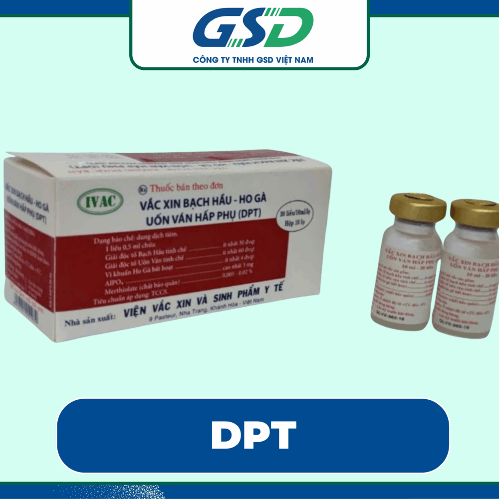 Vắc xin bạch hầu – ho gà – uốn ván hấp phụ (DPT)