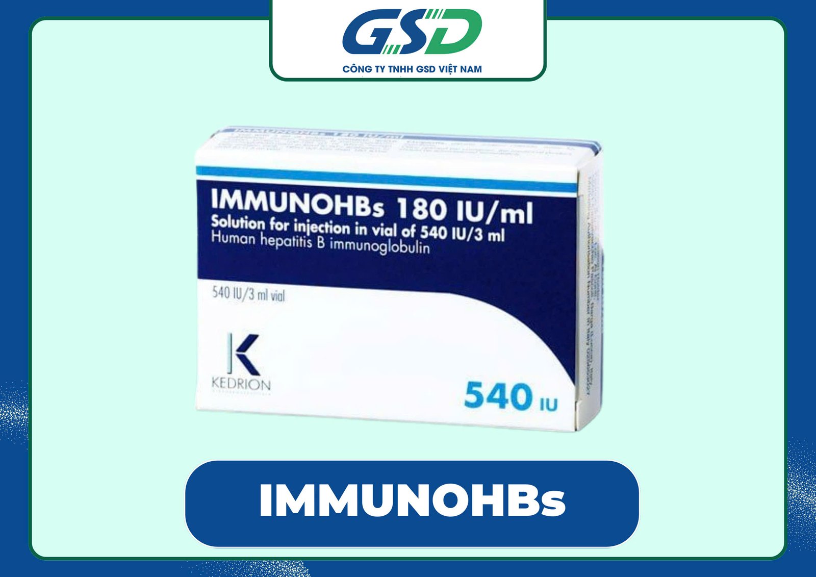 ImmunoHbs 180IU/ml